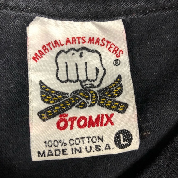 Vintage Bruce Lee “Watahhh” Dragon Graphic T-Shirt Men’s Large Black - Picture 5 of 7